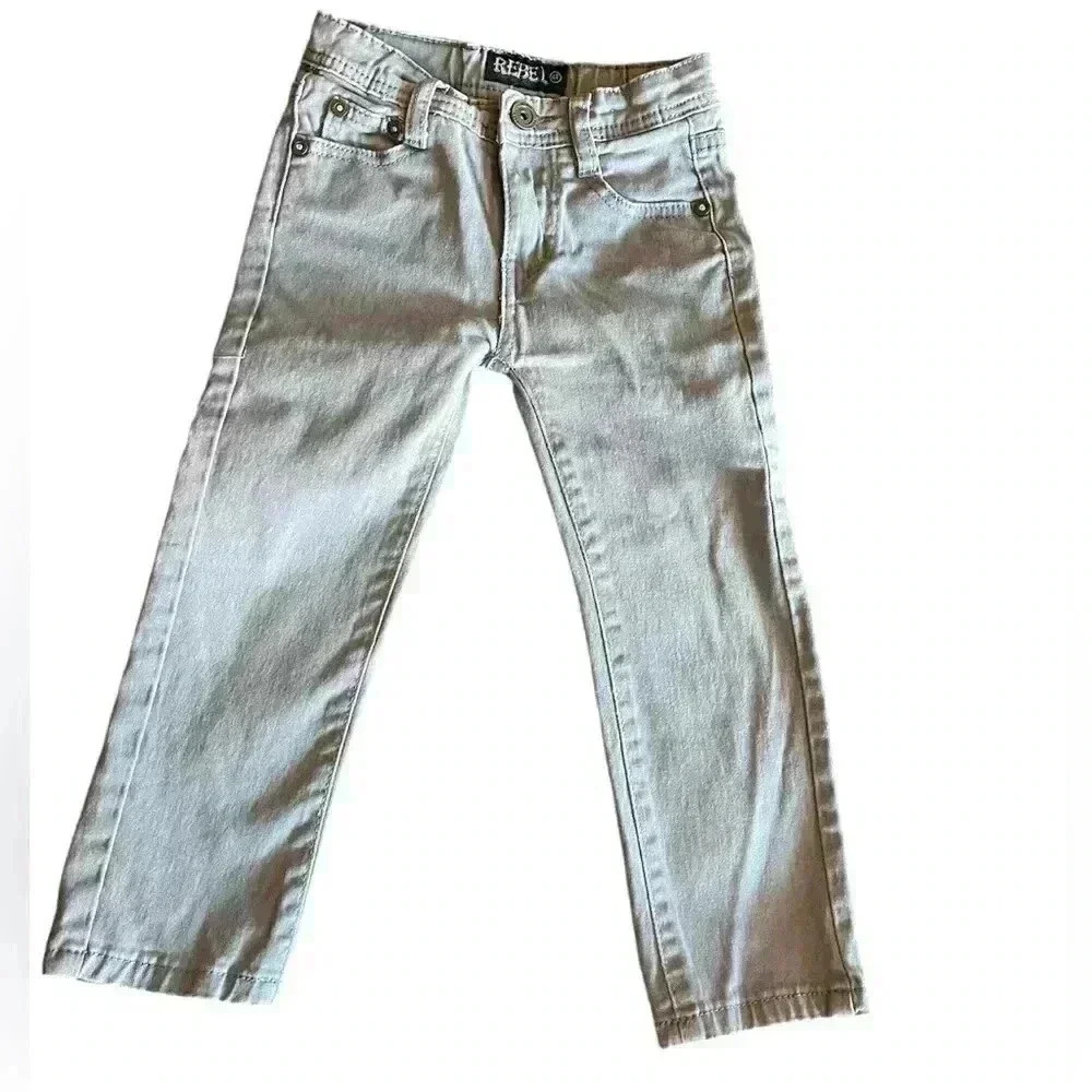 Boys rebel jeans 4T grey